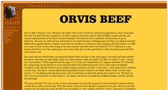 Desktop Screenshot of orvisbeef.com